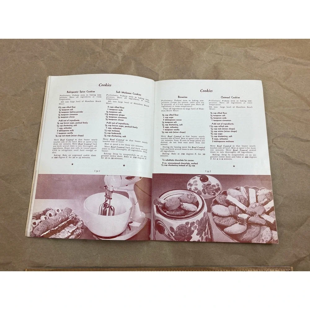 1948 Hamilton Beach Food Mixer Use and Recipe Cookbook